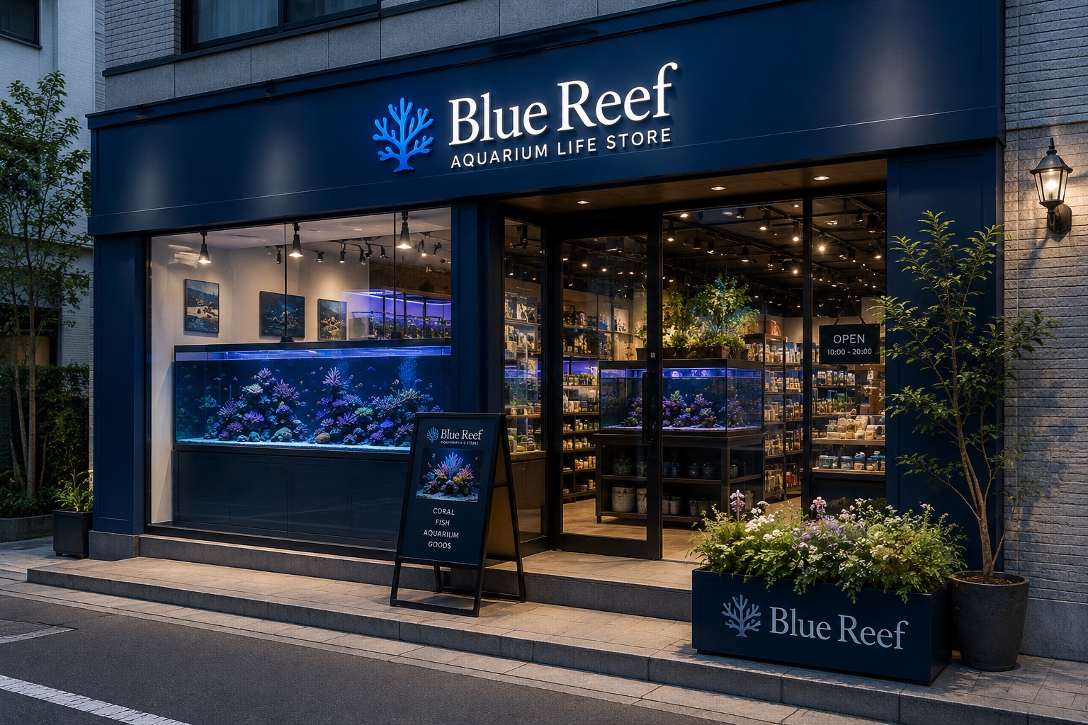 Blue Reef店舗の外観